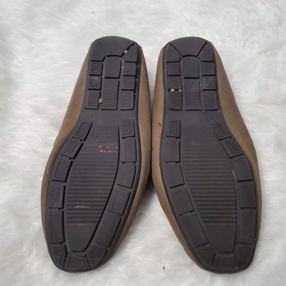 Merona Brown Faux Leather Slip On Loafers, 8.5 - Picture 7 of 8